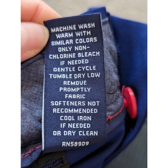 Cremieux Mens Dark Blue Polyester CLUB Performance Twill Atwood Shorts 40 NWT - Picture 7 of 7